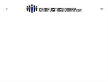 Tablet Screenshot of campusmissionary.com